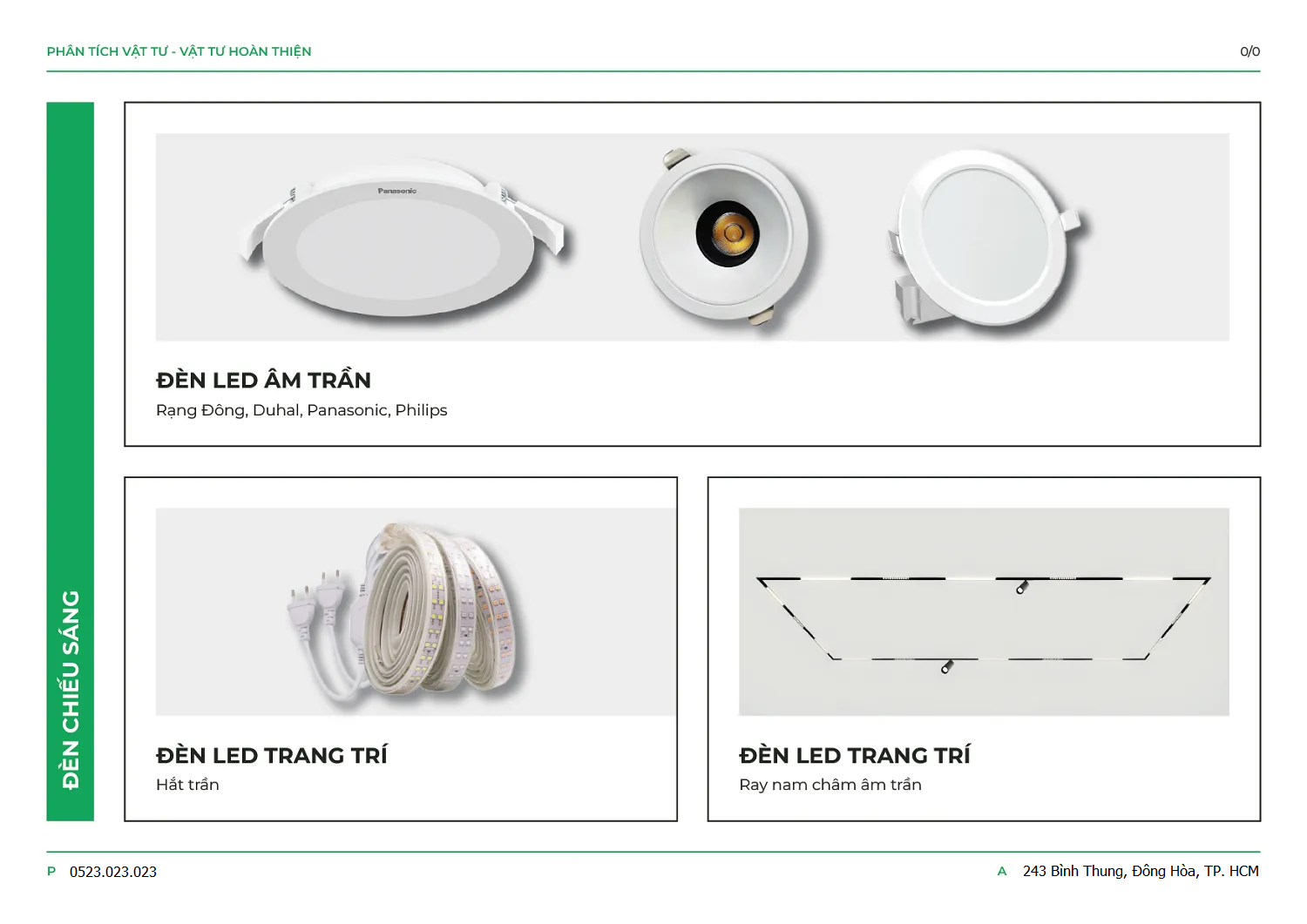 Đèn LED âm trần